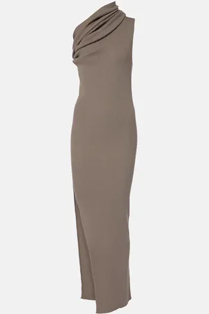 Rick Owens Vestido largo asimétrico