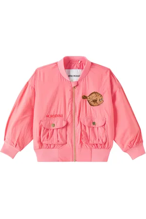 Mini Rodini Chaqueta bomber Flundra bordada