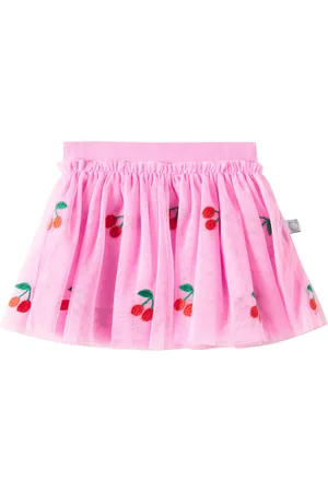 Stella McCartney Bebé - falda con bordado floral