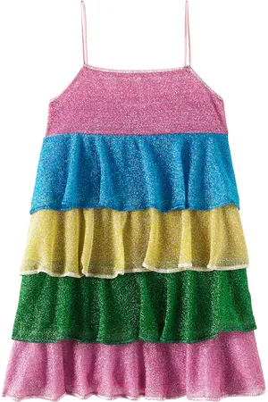 Oseree Oséree Kids Vestido Lumière a capas