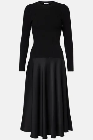 VERONICA BEARD Vestido midi Vaughn con satén