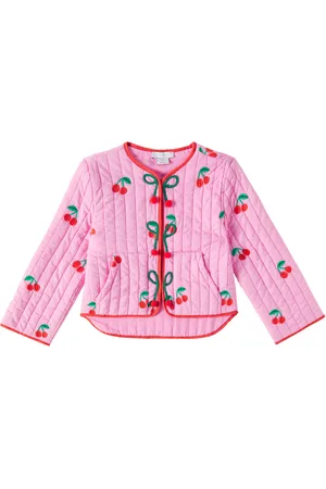 Stella McCartney Chaqueta de algodón bordada
