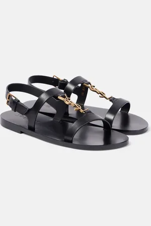 Saint Laurent Sandalias Cassandra de piel