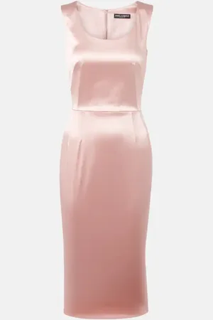 Dolce & Gabbana Vestido midi de satén