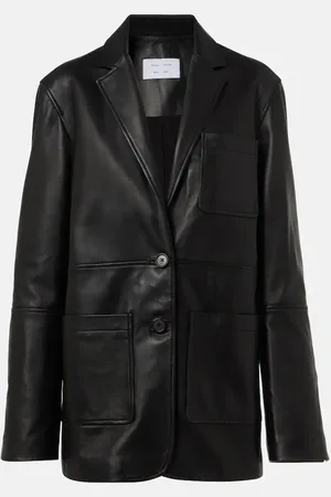 Proenza Schouler Blazer White Label Tesema de piel