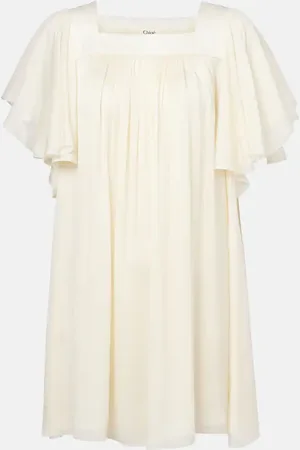 Chloé Chloé Vestido corto Ro33 de seda