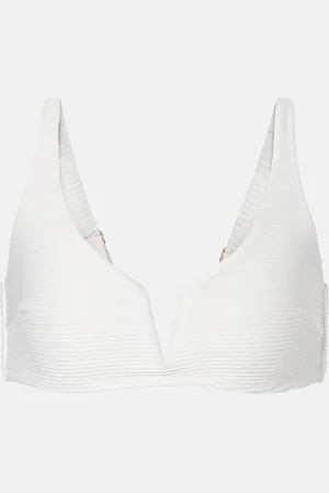 Heidi Klein Top de bikini acanalado