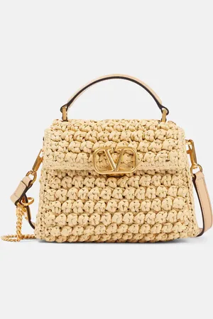 VALENTINO GARAVANI Bolso al hombro VSling Mini de efecto rafia