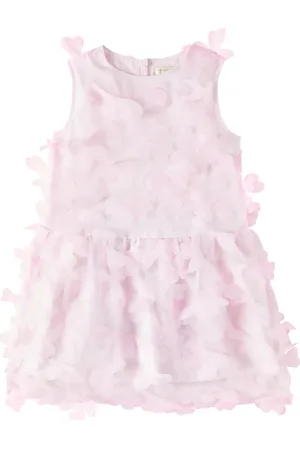 Stella McCartney Vestido de seda con apliques