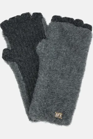 Max Mara Mitones de tejido Teddy y lana