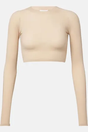 Alaïa Alaïa Crop top de jersey
