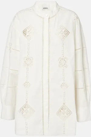 Isabel Marant Blusa Soeline de popelín de algodón