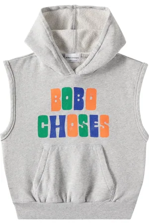 Bobo Choses Chaleco de jersey de algodón con capucha