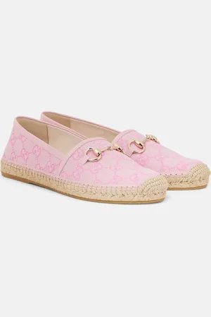 Gucci Alpargatas con Horsebit y GG de lona
