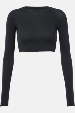 Alaïa Alaïa Crop top de jersey