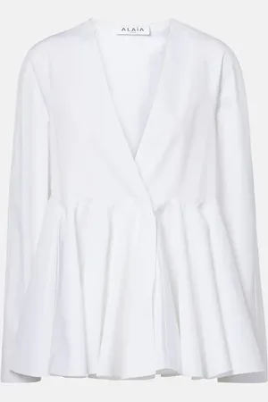 Alaïa Alaïa Blusa Flare de algodón