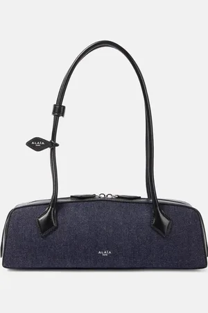 Alaïa Alaïa Bolso al hombro Le Teckel Medium de denim