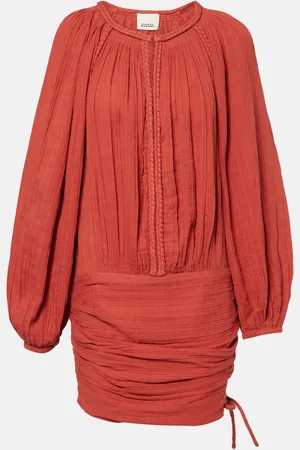 Isabel Marant Vestido corto Jaoni de algodón