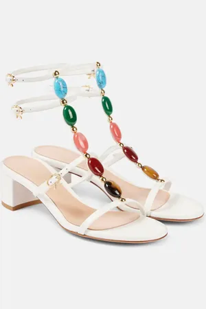 Gianvito Rossi Sandalias 45 de piel adornadas