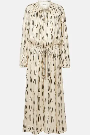 Isabel Marant Vestido largo Sana en mezcla de seda