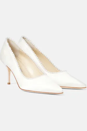 Manolo Blahnik Salones Kifat 70 de satén adornados