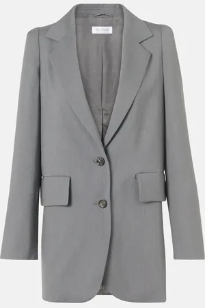 Max Mara Blazer Ebridi de lana, mohair y seda