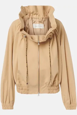 DRIES VAN NOTEN Chaqueta bomber de popelín de algodón