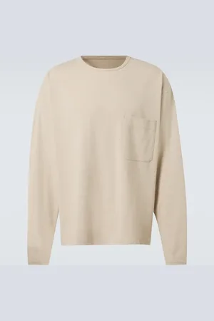 LEMAIRE Camiseta en jersey de algodón y lino
