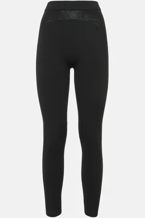 Loro Piana Leggings acanalados de mezcla de seda