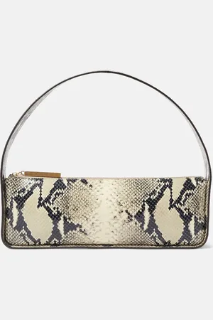 Khaite Bolso al hombro Lori de piel grabada