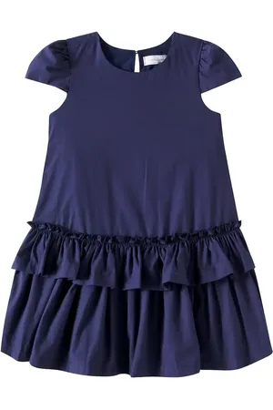 MONNALISA Vestido de algodón con volantes