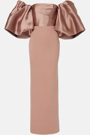 Solace Vestido de fiesta Floris con hombros descubiertos