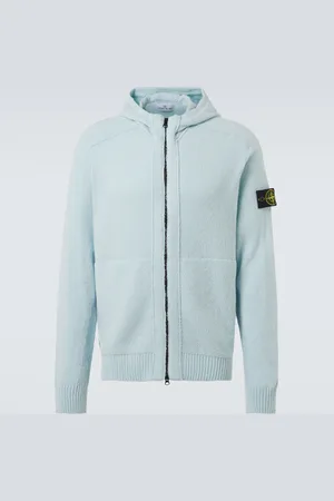 Stone Island Sudadera con capucha en mezcla de algodón