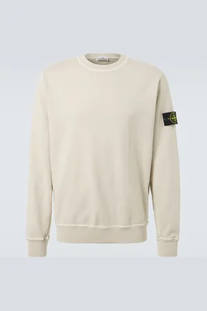 Stone Island Sudadera en jersey de algodón