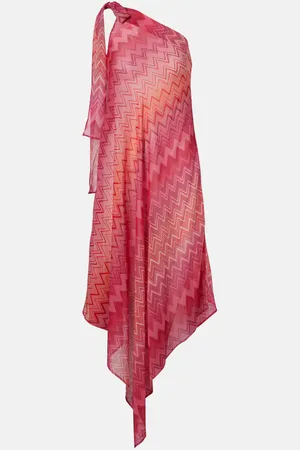 Missoni Vestido de playa de seda asimétrico