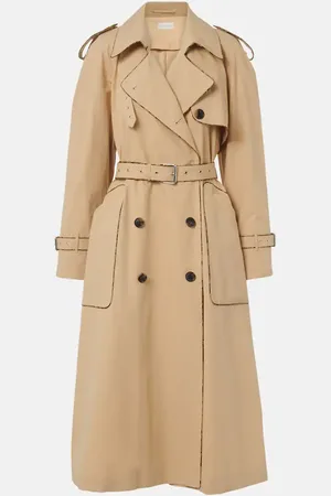 DRIES VAN NOTEN Gabardina de popelín de algodón