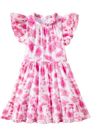 Tartine Et Chocolat Vestido de algodón floral con volantes