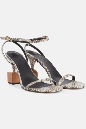 Jacquemus Sandalias Bisou de piel grabada