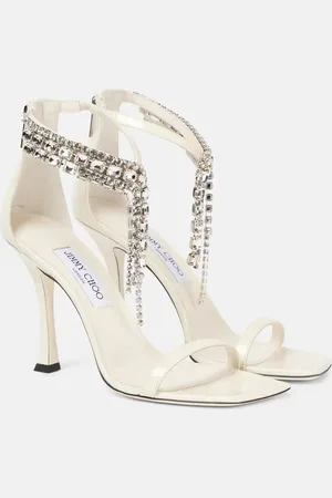 Jimmy Choo Sandalias Verity 100 de piel adornadas