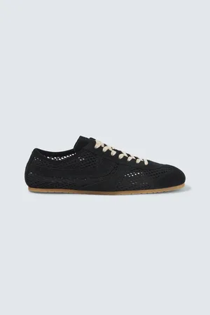 DRIES VAN NOTEN Zapatillas de ante y malla