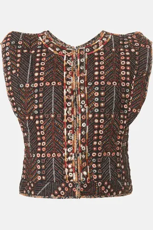 Marant Etoile Cárdigan Cerza de algodón adornado