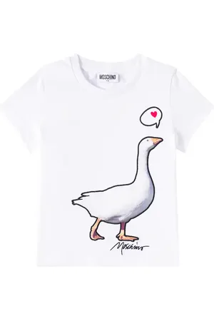 Moschino Camiseta en jersey de algodón estampada