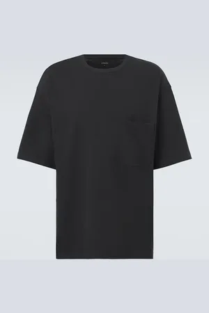 LEMAIRE Camiseta en jersey de algodón y lino