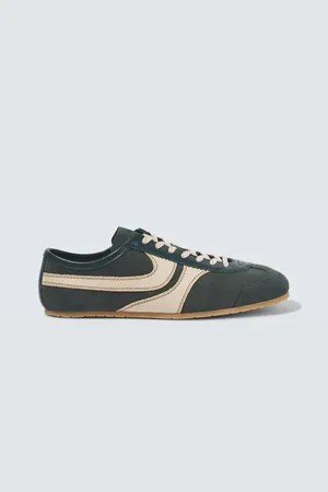 DRIES VAN NOTEN Zapatillas de ante y piel