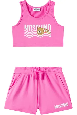 Moschino Set de camiseta y shorts Teddy Bear de algodón
