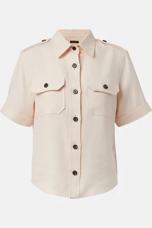 Loro Piana Blusa Annalisa de lino y lana