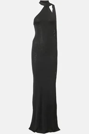 GALVAN Vestido de fiesta Mirage con pañuelo