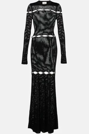 Isabel Marant Vestido largo Elmire con aberturas