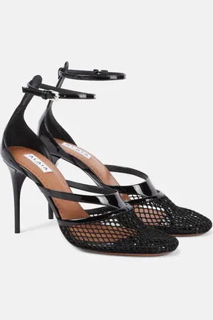 Alaïa Alaïa Salones Infradito 90 de red de charol