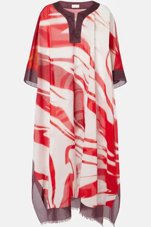 DRIES VAN NOTEN Caftán de algodón estampado